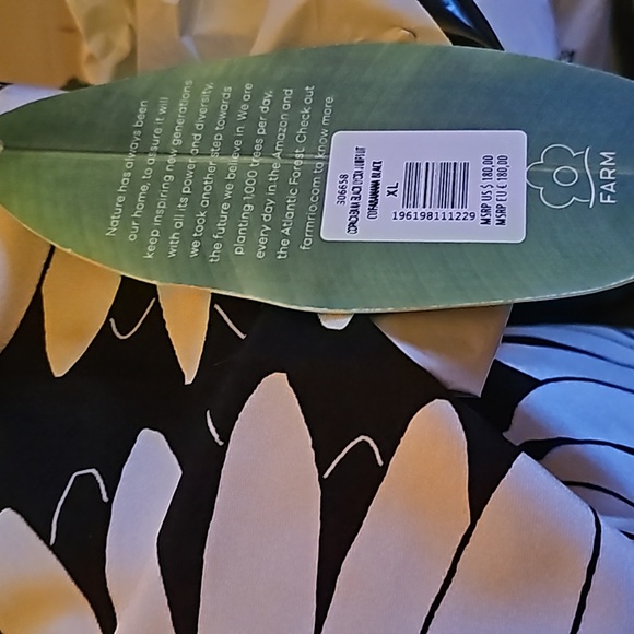 FARM Rio Black Copacabana Lycra Jumpsuit in Natural - Picture 5 of 5